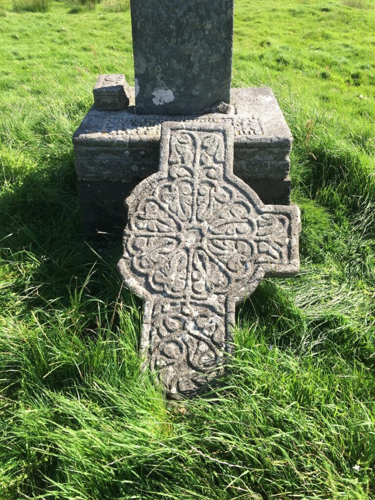 Keltisches Kreuz auf der Insel Eigg/Schottland