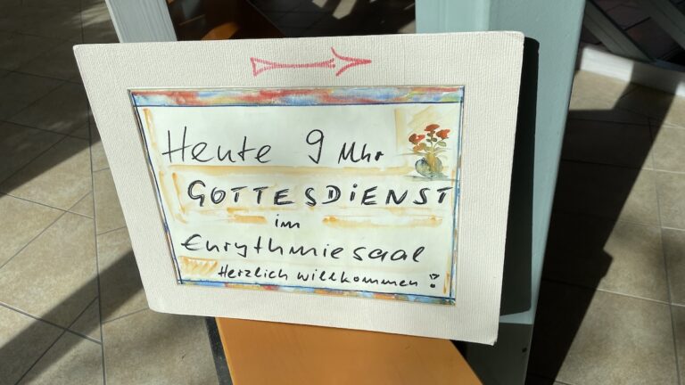 Gottesdienstplakat Klinik Lahnhöhe