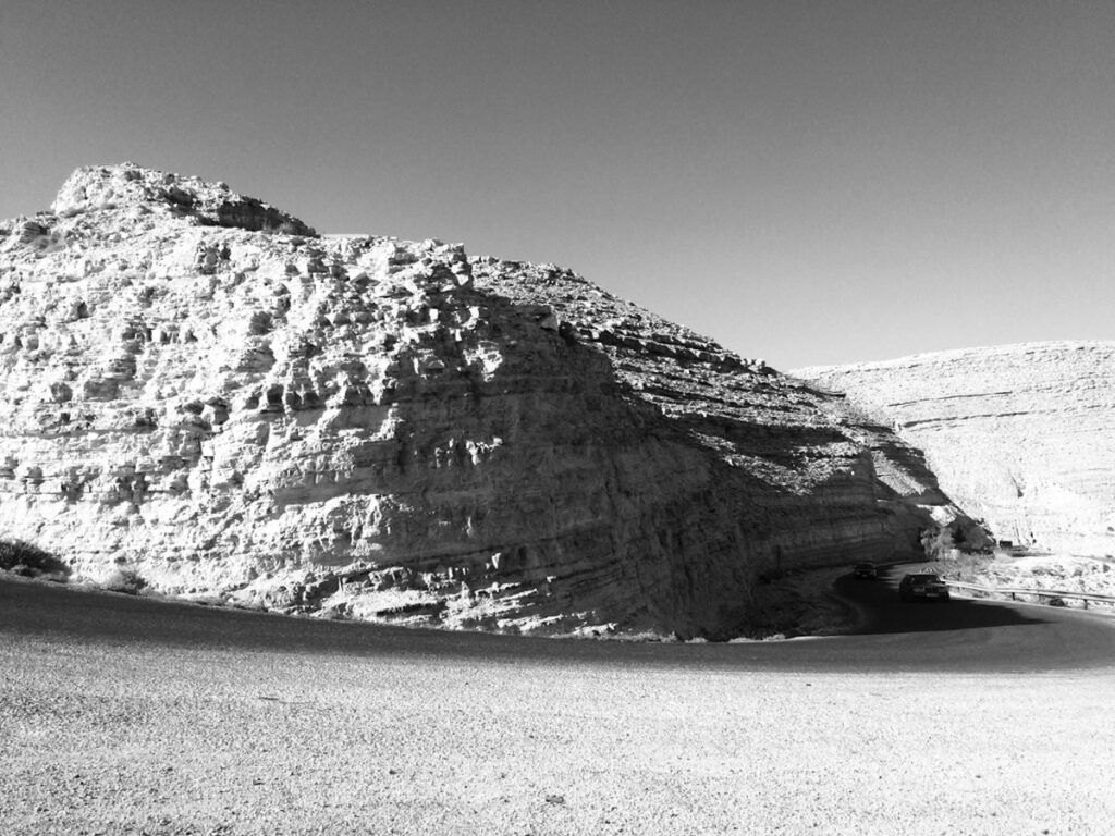 Wüstenlandschaft in Jordanien