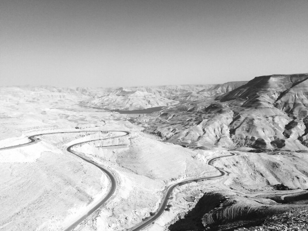 Wüstenlandschaft in Jordanien